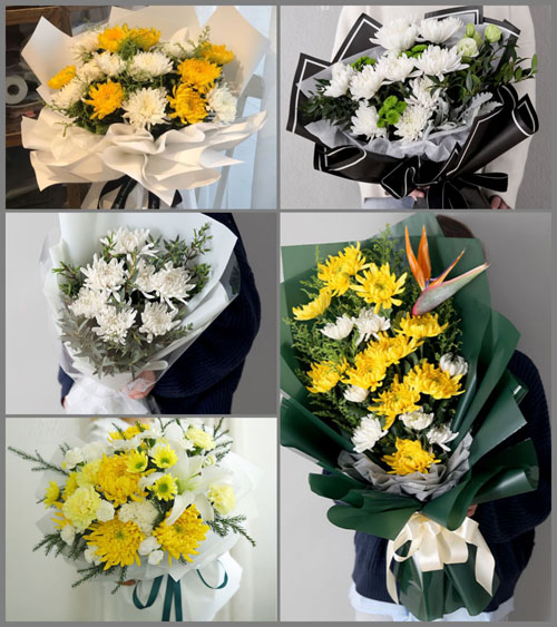广西百色隆林县介廷乡白事花束代送